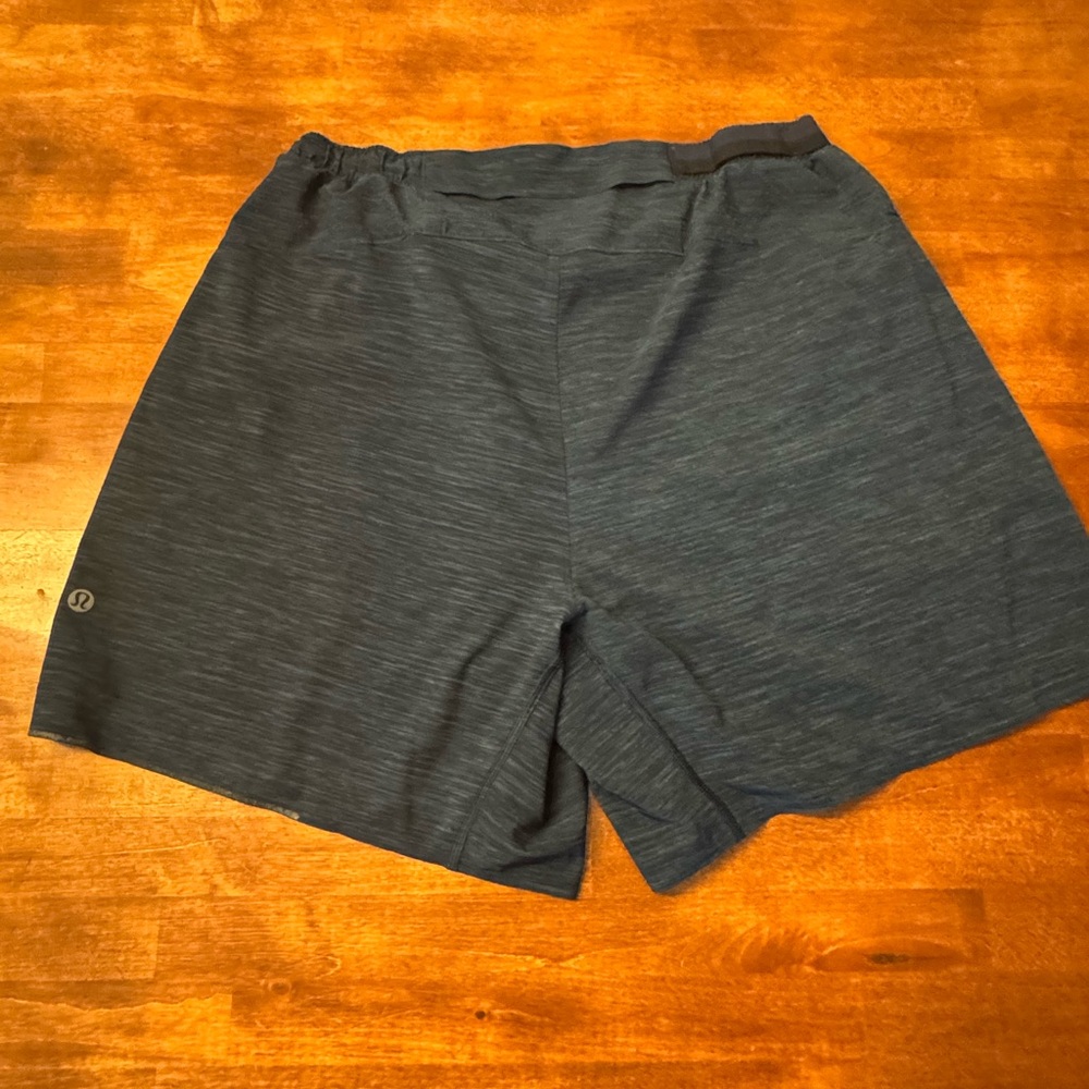 Lululemon Men’s Training Shorts – Dark Blue, Size L